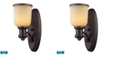 Macy's Brooksdale 1-Light Sconce in Oiled Bronze - LED Offering Up To 800 Lumens (60 Watt Equivalent) With